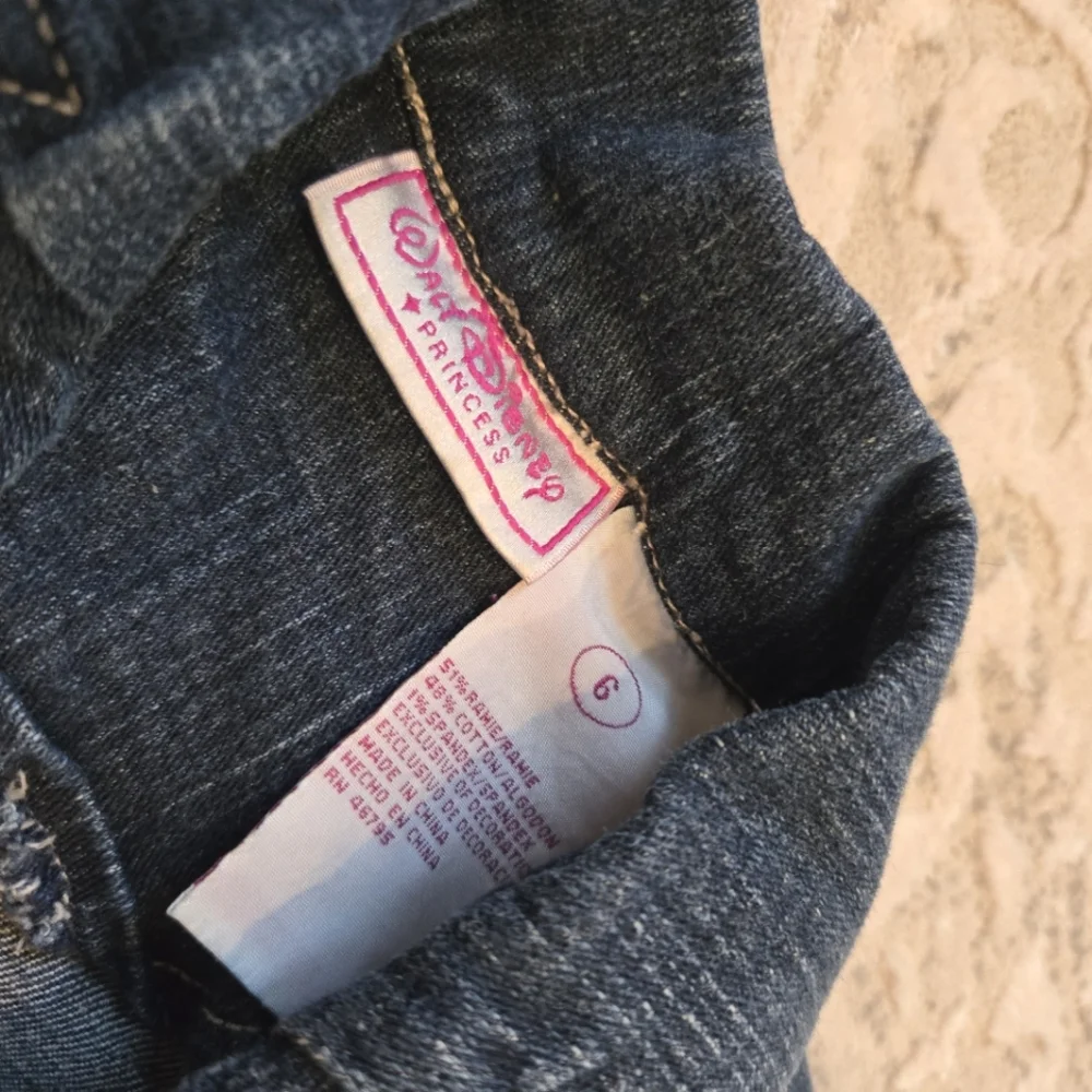 Y2K Disney Princess Belle and Cinderella Denim Jean Jacket